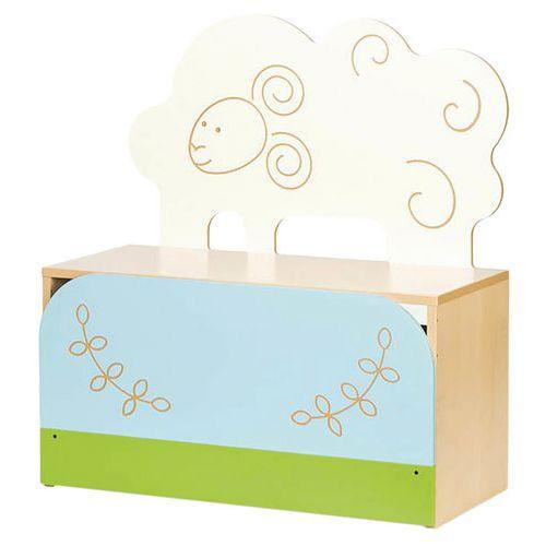 Illustration de : Meuble de rangement - mouton