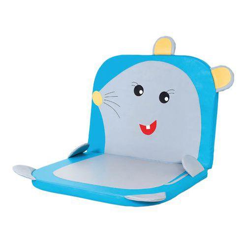 Illustration de : Tapis en mousse taupe