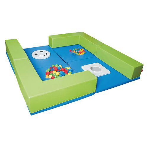 Illustration de : Espace de jeux en mousse