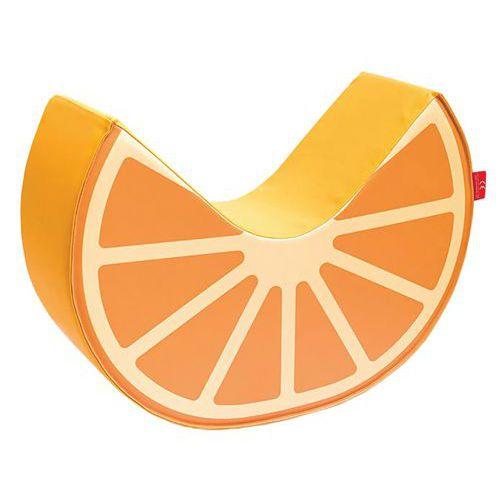 Illustration de : Bascule en mousse - orange