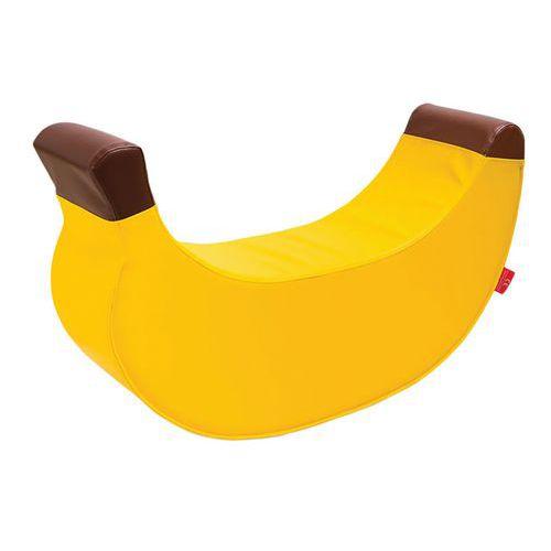 Illustration de : Bascule en mousse - banane