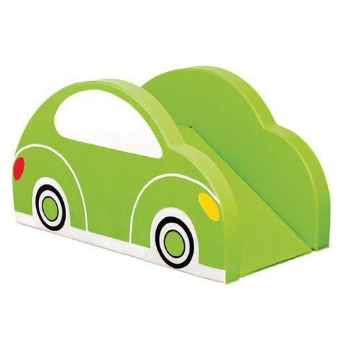 Illustration de : Voiture avec toboggan en mousse