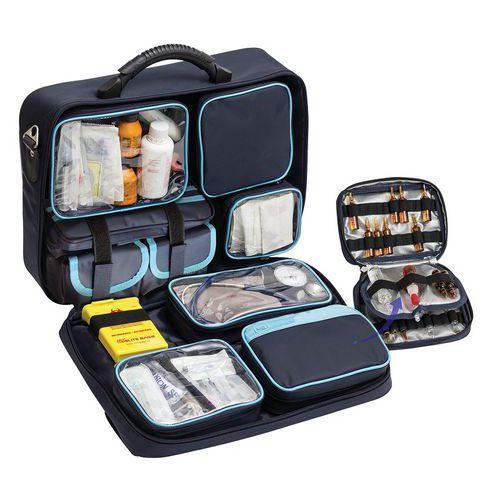 Illustration de : Mallette d'assistance à domicile Elite Bags Call bleu