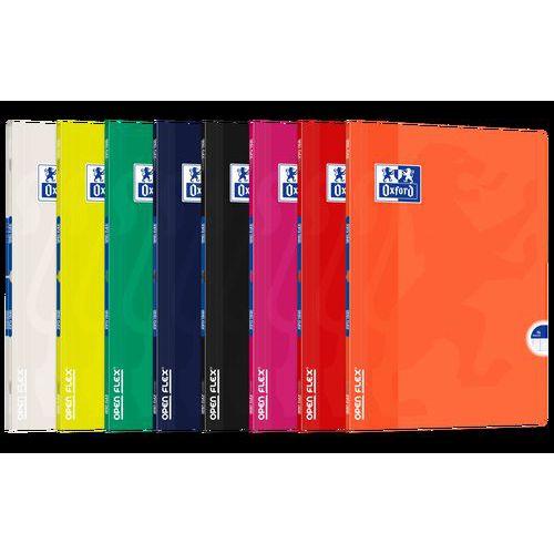 Illustration de : Cahier polypropylène Openflex 21X29.7 cm 96 pages seyes 90g - Oxford