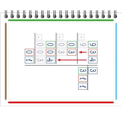 Illustration de : Lot de 80 stickers gabarit division 15x12,5 cm - Oxford