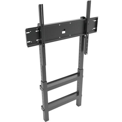 Illustration de : Support mural fixe MIP FLEX pour moniteur 32 à 86 avec appui au sol