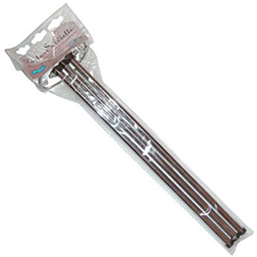 Illustration de : Porte serviette avec 3 barres mobiles - Godonnier