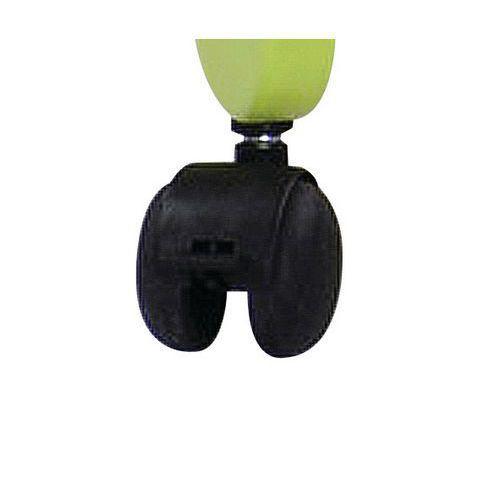 Illustration de : Meuble Lili 2 colonnes 8 niches + roulettes