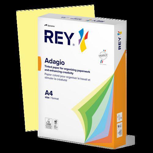 Illustration de : Ramette couleur pastel à la teinte 500 feuilles 80g A4 - Rey