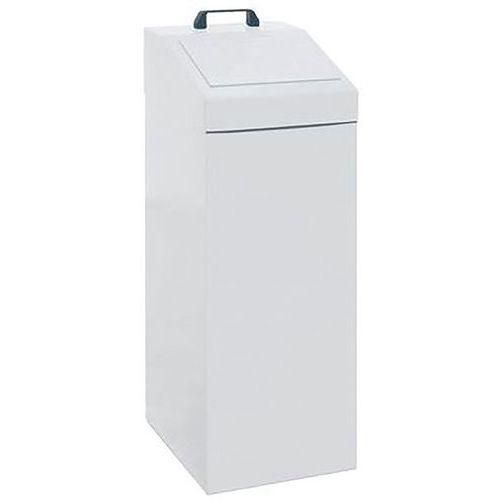 Illustration de : Poubelle métallique de tri sélectif - 100 L