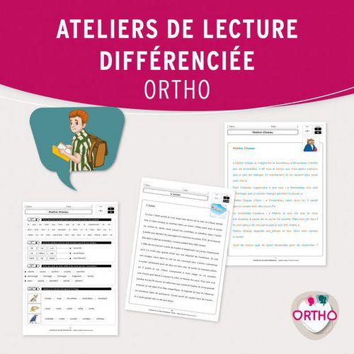 Illustration de : ATELIERS DE LECTURE DIFFÉRENCIÉE - ORTHO
