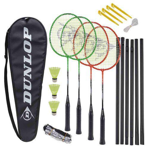 Illustration de : Set de badmintion Tournament 4 - Dunlop