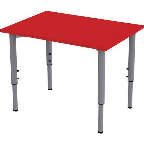 Illustration de : Table Géométra rectangulaire 70x50 cm - Manutan Expert