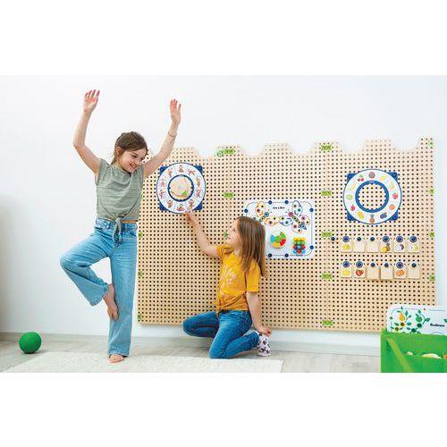 Illustration de : Ensemble mural Plug It 60 pièces-Beleduc