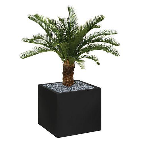 Illustration de : Bac bas métal O'CARRE sur patins Palmier