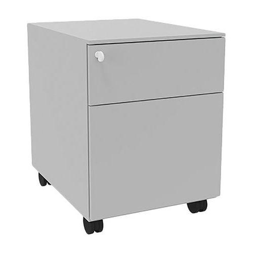 Illustration de : Caisson mobile IDEA métal 2 tiroirs