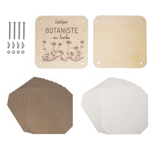 Illustration de : Presse à fleurs et à feuilles