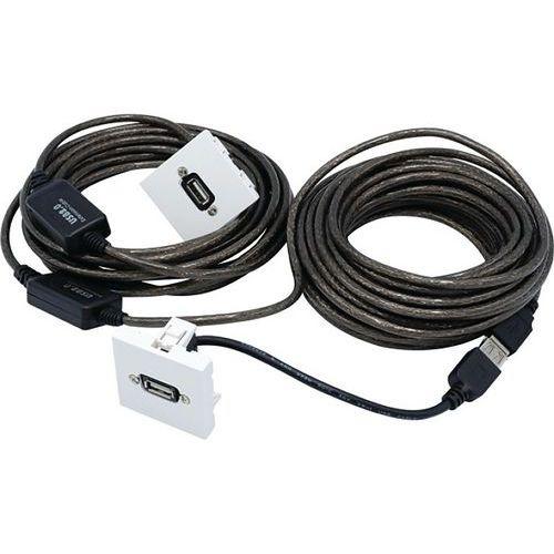 Illustration de : Plastron avec câble USB amplifié coudé