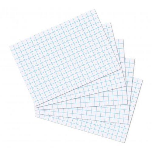 Illustration de : Paquet de 10 feuilles bristol 50 X 65 cm petits carreaux 224g 5x5 mm