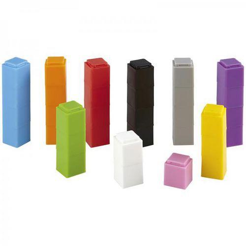 Illustration de : Cubes réglettes - Nathan