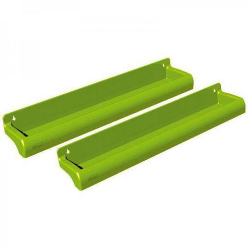 Illustration de : Bacs verts pour chevalet - Nathan