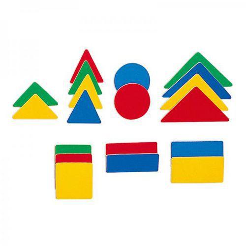 Illustration de : Magnets formes géométriques - Nathan