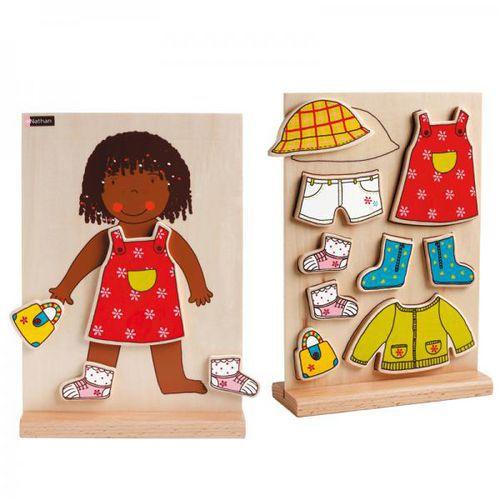 Illustration de : Petipano Lisa s'habille - Nathan