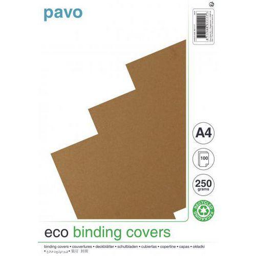 Illustration de : Couverture 250g biodégradable A4 écru
