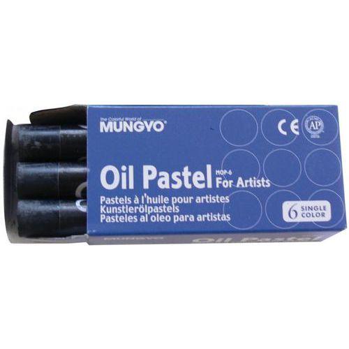Illustration de : Pastel huile noir artiste 70 mm Ø10 mm - Mungyo