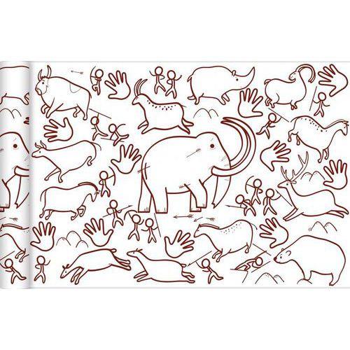 Illustration de : Rouleau à colorier 5mx35cm Peintures préhistoriques - Avenue Mandarine