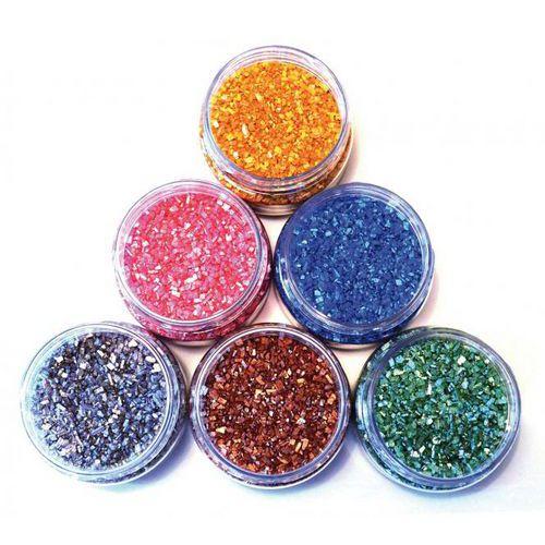 Illustration de : Assortiments de 6 salières 150 g gravier nacré