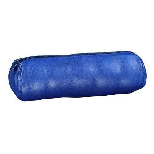 Illustration de : Lot 12 fourre-tout rond 6x22 cm cuir teinté encre - Oxford