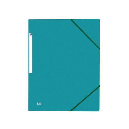 Illustration de : Chemise élastique 3 rabats top file A4 390g - Oxford