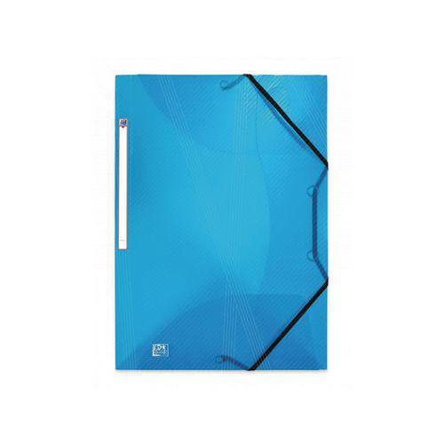 Illustration de : Chemise 3 Rabats hawaï A4 avec élastique polypropylène - Oxford