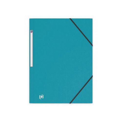 Illustration de : Chemise 3 rabats memphis A4 avec élastique polypropylène - Oxford