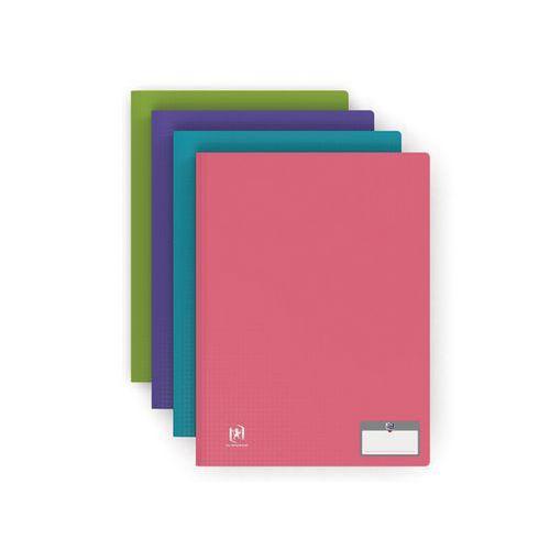 Illustration de : Protège-documents 10 pochettes A4 opaque pastel Memphis - Oxford