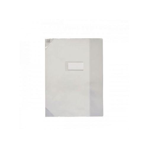 Illustration de : Protège-cahier A4 pvc translucide et à rabats incolore - Oxford