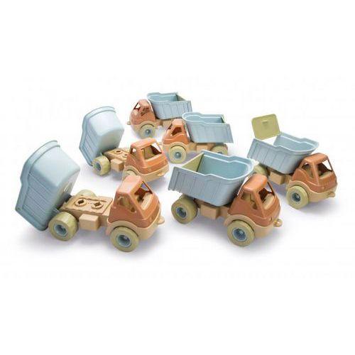 Illustration de : Ensemble de 6 camions bennes - Dantoy