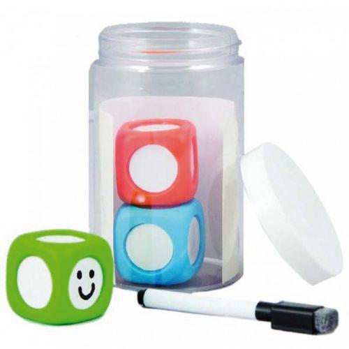 Illustration de : Set de 3 dés réécrivables - Akros