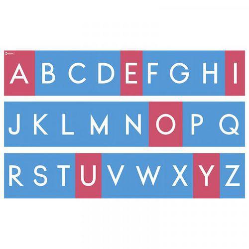 Illustration de : Tracés rugueux muraux lettres capitales - Nathan