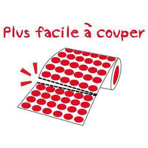 Illustration de : Ensemble 4 rouleaux gommettes rondes Ø20 mm 4 couleurs - Apli Kids