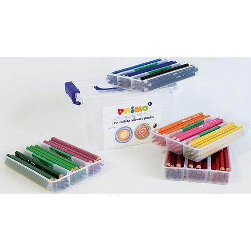 Illustration de : Schoolpack 120 crayons mega - Primo