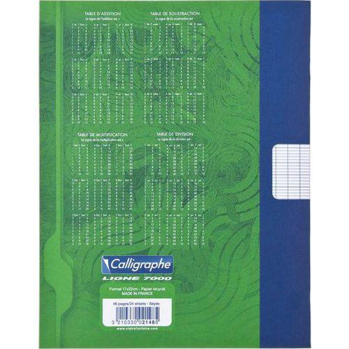 Illustration de : Cahier brouillon gamme écologique 56g 48 pages seyes 17X22 cm