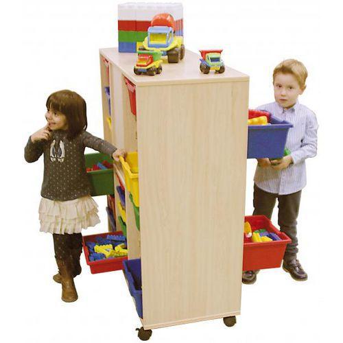 Illustration de : Meuble à double entrée