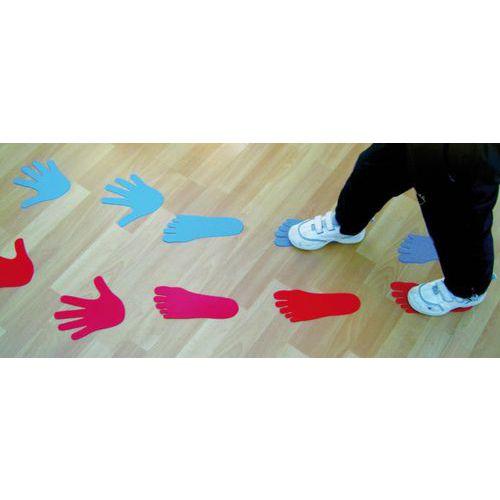 Illustration de : Lot 16 pieces formes de motricite reversibles