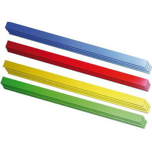 Illustration de : Lot de 16 bandes marquage au sol assorties