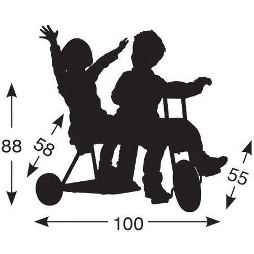 Illustration de : Tandem à plate-forme - Italtrike