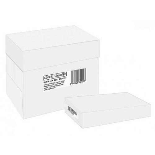 Illustration de : Ramette repro blanc 80g A4