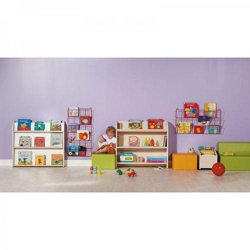 Illustration de : Bibliothèque murale horizontale - Nathan