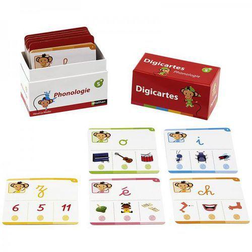 Illustration de : Digicartes phonologie GS - Nathan